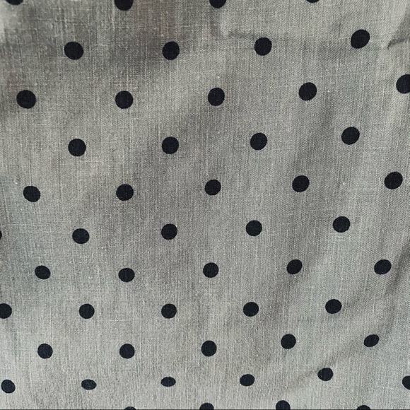 vintage JAFF by CAROL ANDERSON gray polkadot top - Picture 2 of 8